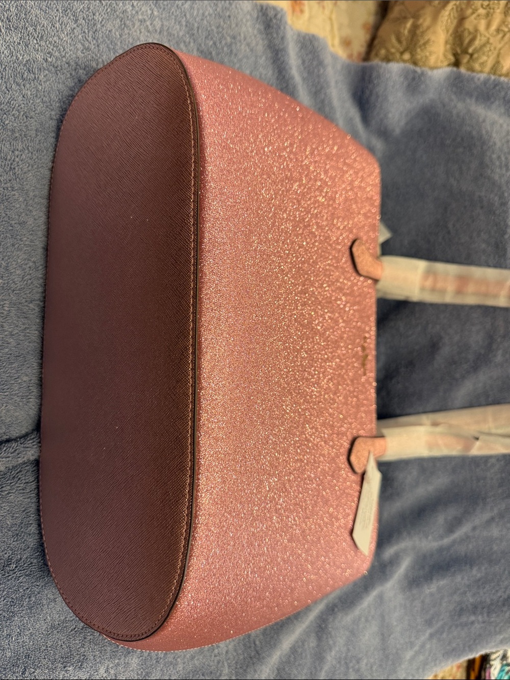 kate spade Rose Pink Glitter Tote - Picture 6 of 11